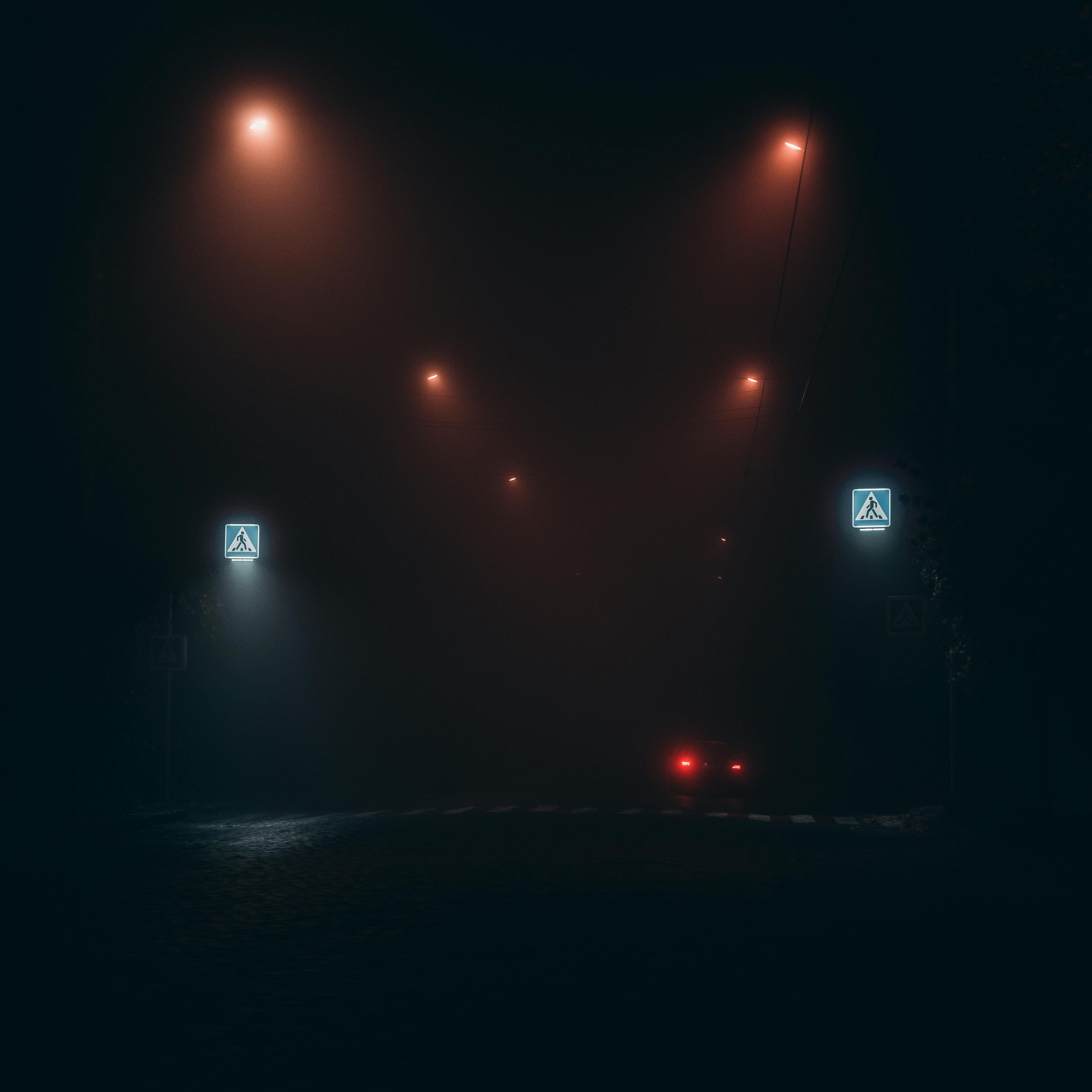 foggy intersection